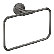 hansgrohe Handtuchring Axor Uni. Circular 250x216mm, schw, Wandmont., pol. bla vc