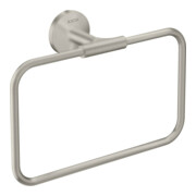 hansgrohe Handtuchring Axor Uni. Circular 250x216mm, schw, Wd, Edelstahl-Optik