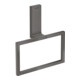 hansgrohe Handtuchring Axor Uni Rectangular eckig, schwenkbar, brushed black chrome-1