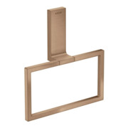 hansgrohe Handtuchring Axor Uni Rectangular eckig, schwenkbar, brushed red gold