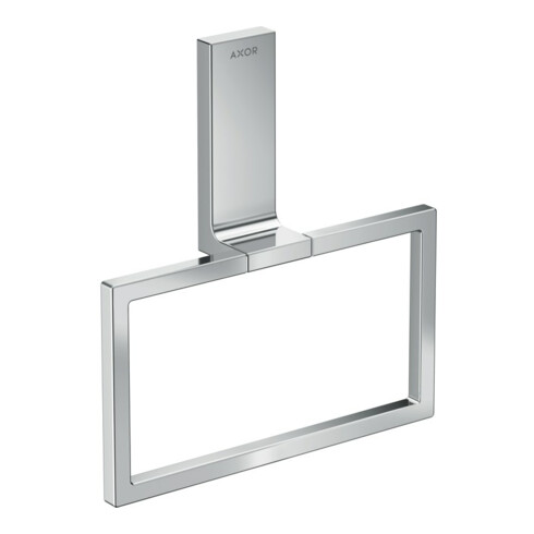 hansgrohe Handtuchring Axor Uni Rectangular eckig, schwenkbar, chrom