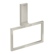 hansgrohe Handtuchring Axor Uni Rectangular eckig, schwenkbar, Edelstahl-Optik