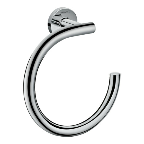 hansgrohe Handtuchring Logis Universal Wandmont., feststehd., MS, Metall, chrom
