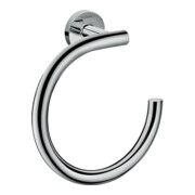 hansgrohe Handtuchring Logis Universal Wandmont., feststehd., MS, Metall, chrom
