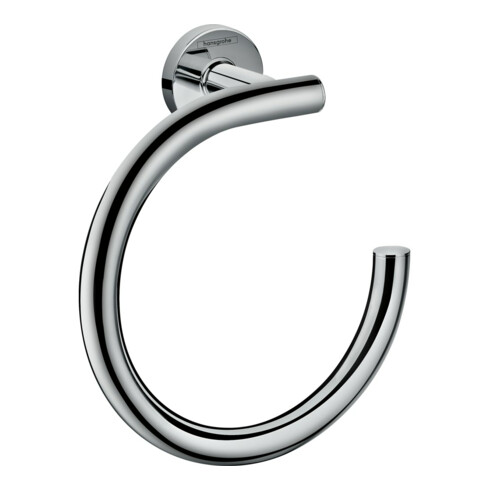 hansgrohe Handtuchring Logis Universal Wandmont., feststehd., MS, Metall, chrom
