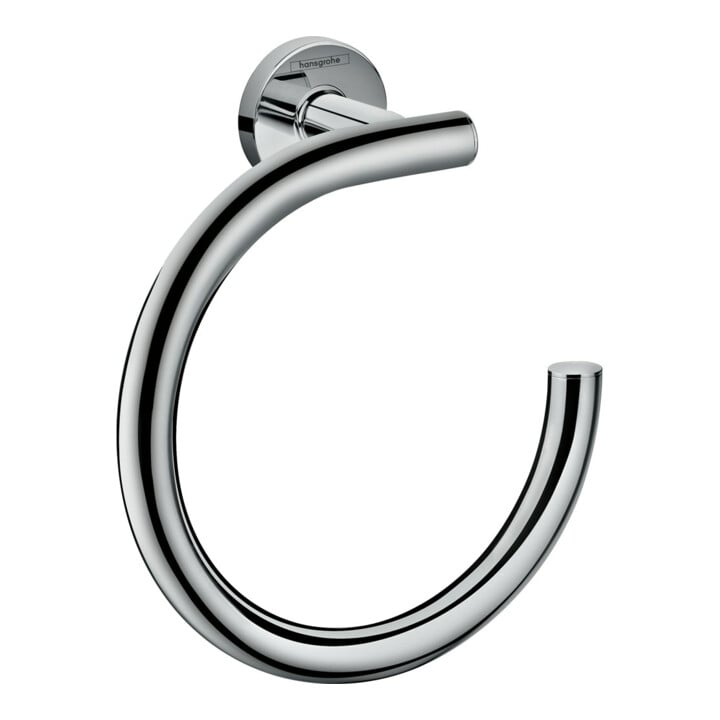 hansgrohe Handtuchring Logis Universal Wandmont., feststehd., MS, Metall, chrom