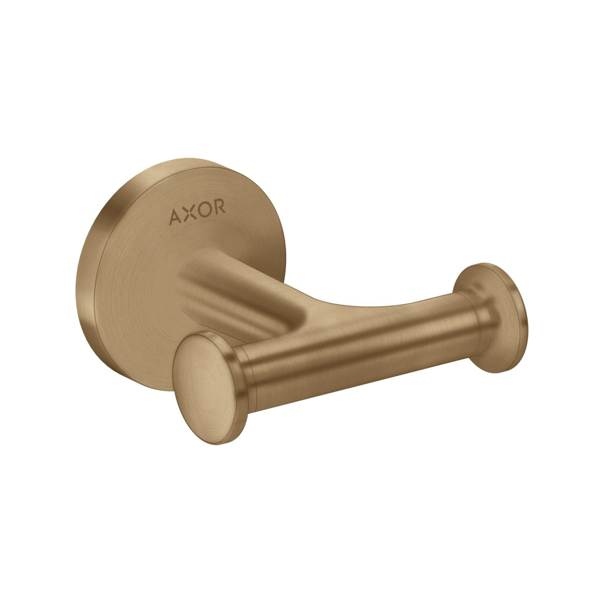 hansgrohe Handtuckhaken Axor doppelt, Wandmontage, brushed bronze