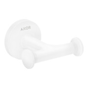 hansgrohe Handtuckhaken Axor doppelt, Wandmontage, mattweiß