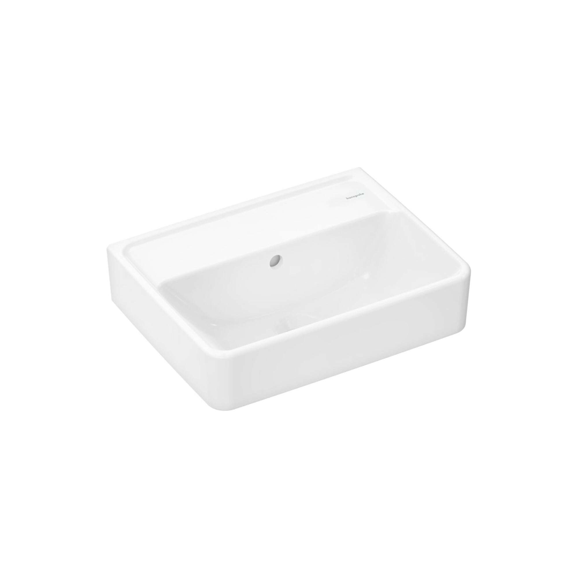 hansgrohe Handwaschbecken Xanuia Q 450x340mm, o. Hahnl., m ÜL, SC, weiß