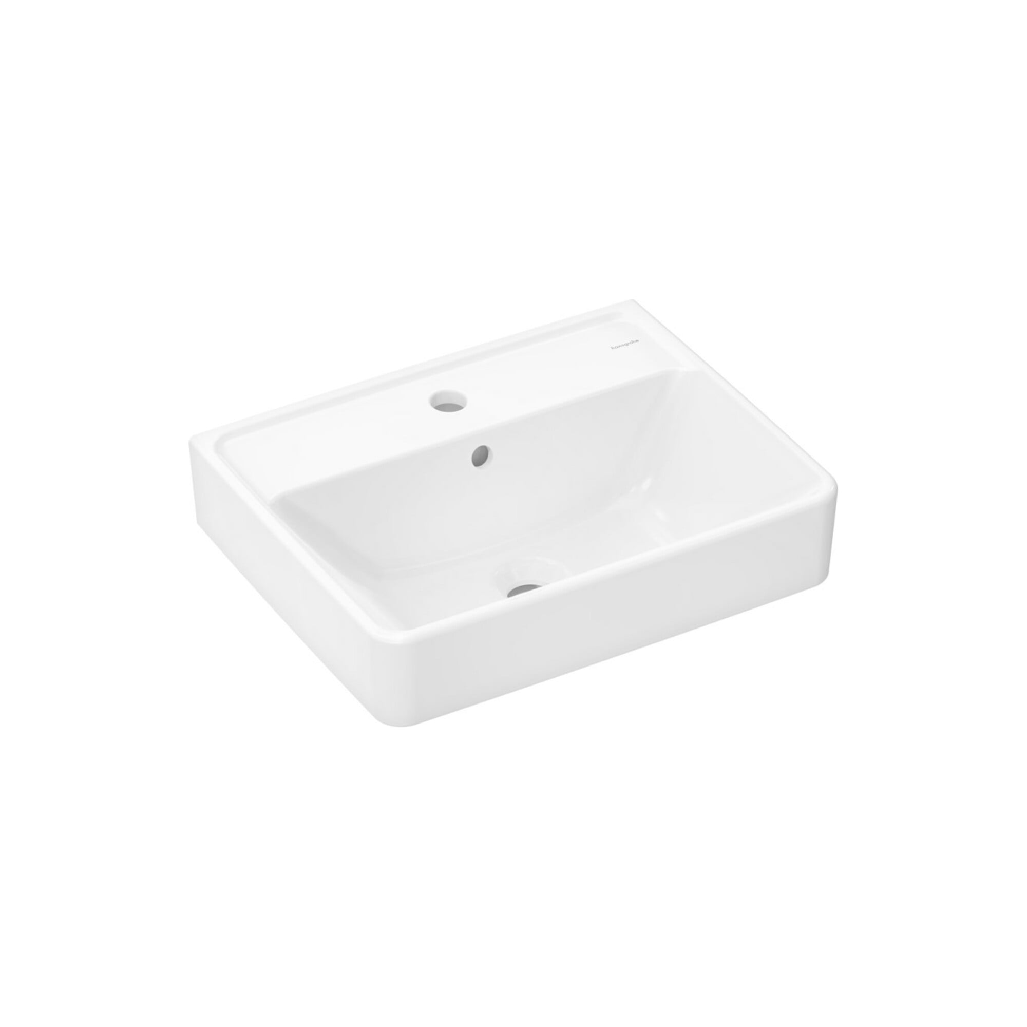 hansgrohe Handwaschbecken Xanuia Q 500x390mm, m HL/ÜL, SmartClean, weiß