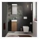 hansgrohe Handwaschbecken Xelu Q 360x250mm, m Hahnl., o. ÜL, Abl. li, we.