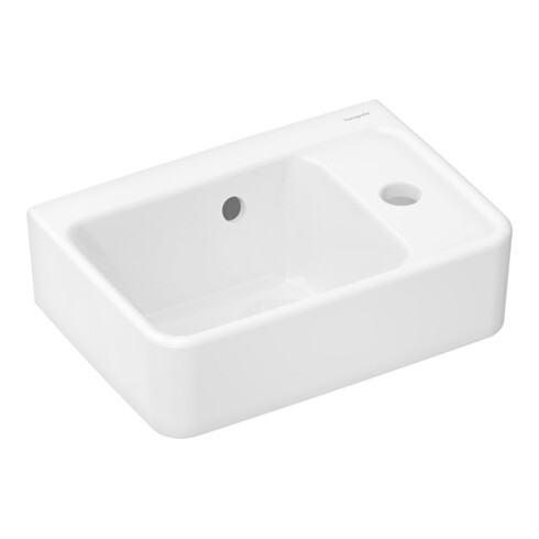 hansgrohe Handwaschtisch Xanuia Q 360x250mm, m HL/ÜL, SmartClean, weiß