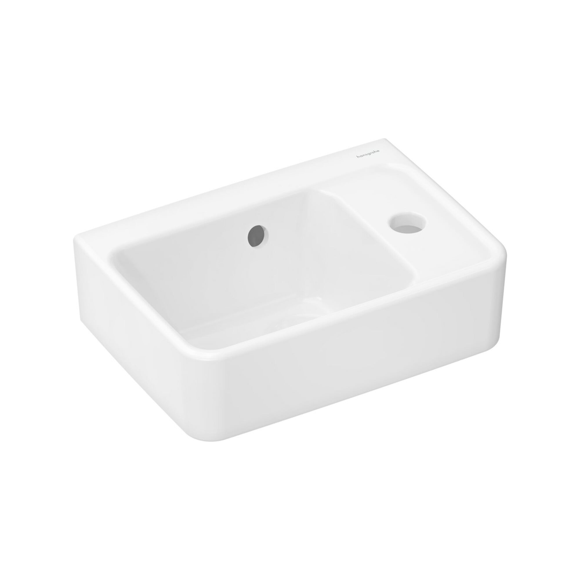 hansgrohe Handwaschtisch Xanuia Q 360x250mm, m HL/ÜL, SmartClean, weiß