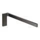 hansgrohe HTH Axor Uni. Rectangulaire 380 mm, fixe, chrome noir poli-1
