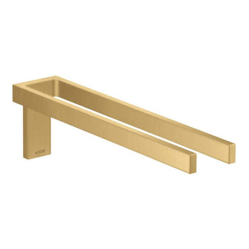 hansgrohe HTH Axor Uni. Rectangular 380mm, 2-ar, feststehd., brush. gol opt