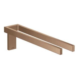 hansgrohe HTH Axor Uni. Rectangular 380mm, 2-armig, feststehd., brush. r gol