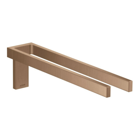 hansgrohe HTH Axor Uni. Rectangular 380mm, 2-armig, feststehd., brush. r gol