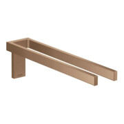 hansgrohe HTH Axor Uni. Rectangular 380mm, 2-armig, feststehd., brush. r gol