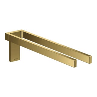 hansgrohe HTH Axor Uni. Rectangular 380mm, 2-armig, feststehd., pol. gol opt