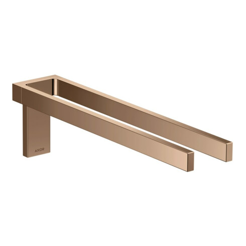 hansgrohe HTH Axor Uni. Rectangular 380mm, 2-armig, feststehd., pol. r gold