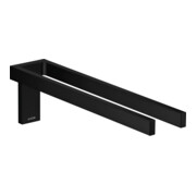 hansgrohe HTH Axor Uni. Rectangular 380mm, 2-armig, feststehend, mattschwarz