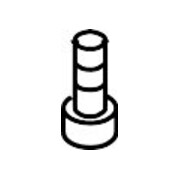 hansgrohe Jeu de vis cylindriques M4x10 DIN 912