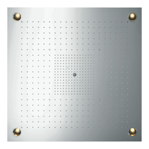 hansgrohe KB Axor ShowerHeaven 970/970 970x970mm, m Beleucht., Edelstahl-Optik