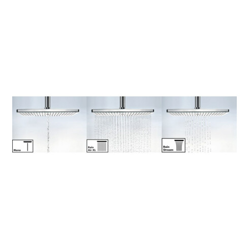 hansgrohe KB Rainmaker Select 460 EcoSm. 2jet, m Decke 100mm, 9 l/m., we/vc