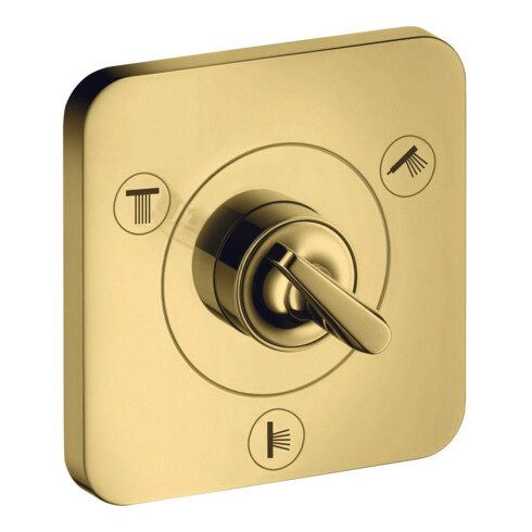 hansgrohe Kit complet Axor Citterio E UP-Ab- + Um-V 120x120mm, opt. or poli