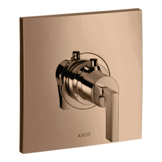 hansgrohe Kit complet Axor Citterio HF UP-THM, avec levier, or rouge poli