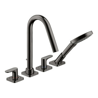 hansgrohe Kit complet Axor Citterio M 4 trous, A 190 mm, rosé, poli bleu vc