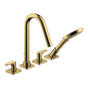 hansgrohe Kit complet Axor Citterio M 4 trous, A 190mm, chrome, sans trou de trop-plein
