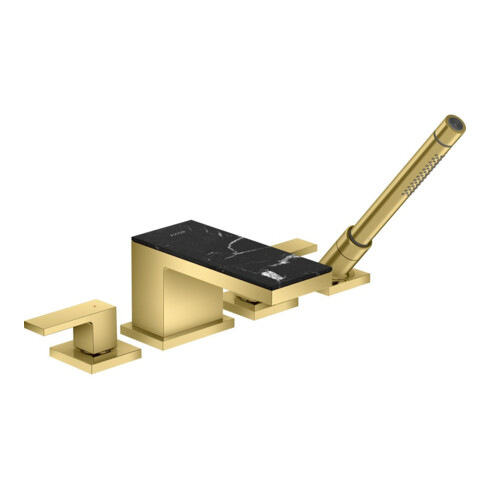 hansgrohe Kit complet Axor MyEdition Mitigeur lavabo 4 trous, sans plaque, poli gol optic