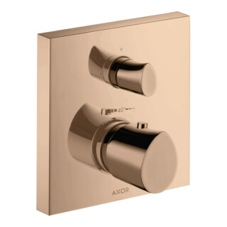 hansgrohe Kit complet Axor Starck Organic UP-THM, avec robinet d'arrêt, or rouge poli