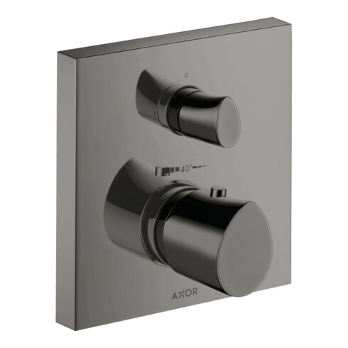 hansgrohe Kit complet Axor Starck Organic UP-THM, avec vanne d'arrêt, chrome noir poli