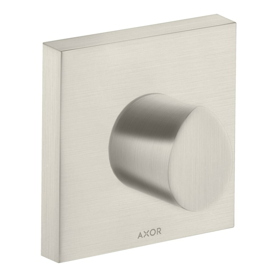 hansgrohe Kit complet Axor Starck Organic vanne d'arrêt encastrée, aspect inox
