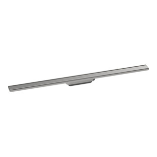 hansgrohe Kit complet RainDrain Original 1000 mm, caniveau de douche, acier inoxydable brossé