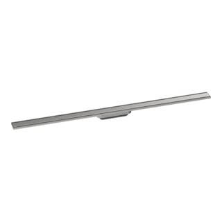 hansgrohe Kit complet RainDrain Original 1200 mm, caniveau de douche, acier inoxydable brossé