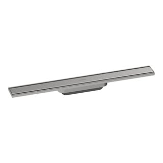 hansgrohe Kit complet RainDrain Original 600 mm, caniveau de douche, acier inoxydable brossé