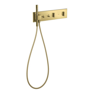 hansgrohe Kit complet ShowerComposition UP-THM, 2 consommations, or poli