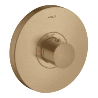 hansgrohe Kit complet ShowerSelect HF mitigeur thermostatique encastré, rond, bronze brossé