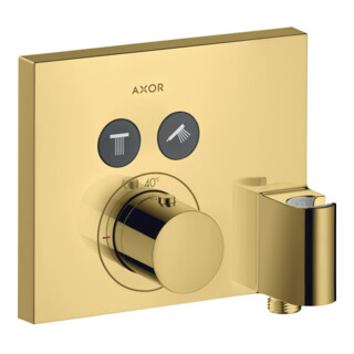 hansgrohe Kit complet ShowerSelect Square UP-THM, 2 voies, chrome, avec WA + support, optique po