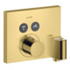 hansgrohe Kit complet ShowerSelect Square UP-THM, 2 voies, chrome, avec WA + support, optique po-1