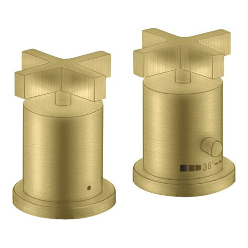 hansgrohe Kit de montage Axor Citterio 2-L-W-Bras mural, crosse, brossé brun