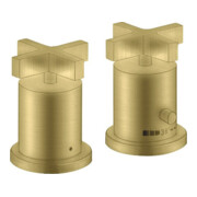 hansgrohe Kit de montage Axor Citterio 2-L-W-Bras mural, crosse, brossé brun