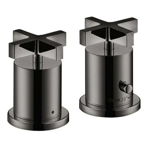 hansgrohe Kit de montage Axor Citterio 2-L-W-Ran-Arm, c/TH, KrG, poli bleu vc
