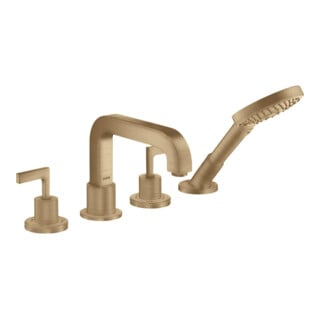 hansgrohe Kit de montage Axor Citterio 4 voies, avec rosace, bronze brossé