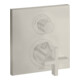 hansgrohe Kit de montage Axor Citterio UP-THM, avec robinet d'arrêt, croix, aspect acier inoxydable-1