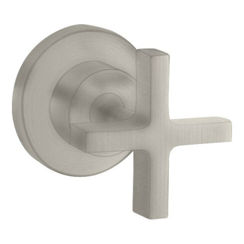 hansgrohe Kit de montage Axor Citterio vanne d'arrêt encastrée, avec croix, aspect inox