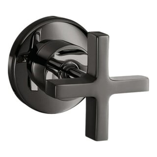 hansgrohe Kit de montage Axor Citterio vanne d'arrêt encastrée, avec croix, chrome poli bleu